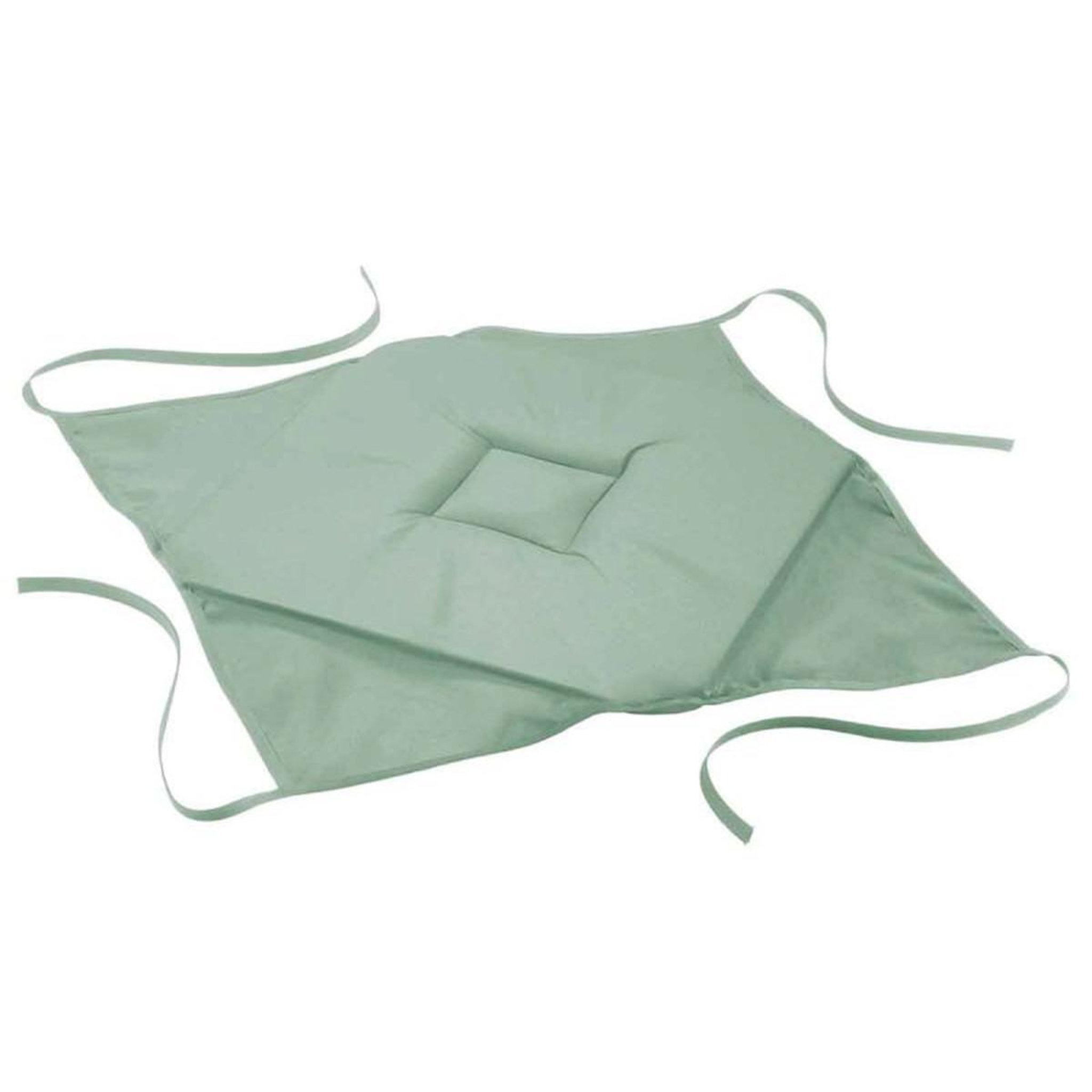 Douceur d'Intérieur Galette de chaise  essentiel  40x40cm sauge