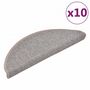 Voir la diapositive 2 : VIDAXL Tapis d'escalier 10 pcs 65x24x4 cm Marron clair