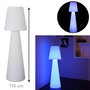 Voir la diapositive 4 : The Home Deco Factory Lampadaire LED lumières multicolores - Blanc