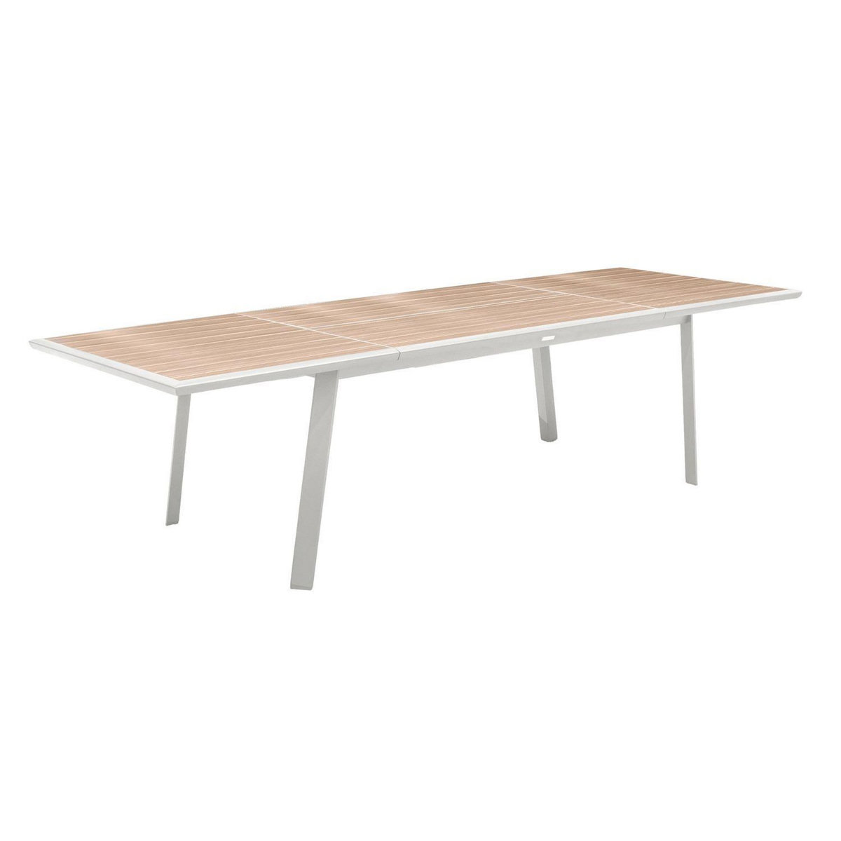 HESPERIDE Table de jardin extensible Pavane en aluminium