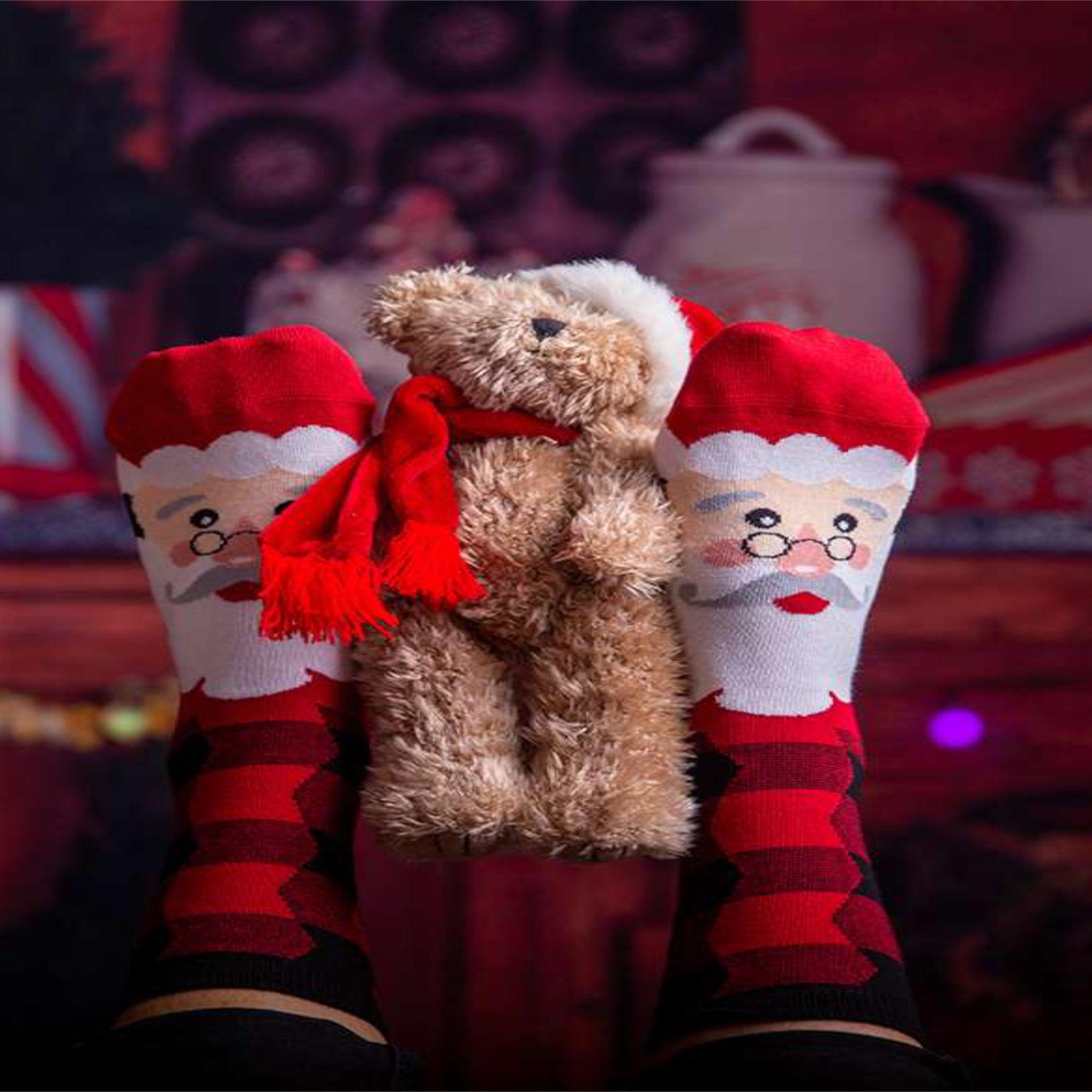 Voir la diapositive 3 : PIRIN HILL Chaussettes en bambou santa claus