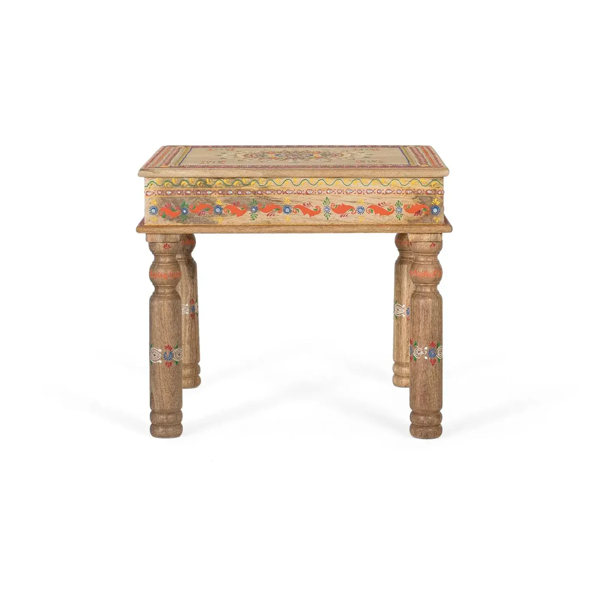 GINER Y COLOMER SL Table basse en bois de manguier 58 cm style artisanal ethnique