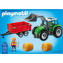 Voir la diapositive 2 : PLAYMOBIL 6130 - Country - Tracteur avec pelle et remorque