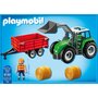 PLAYMOBIL 6130 - Country - Tracteur avec pelle et remorque