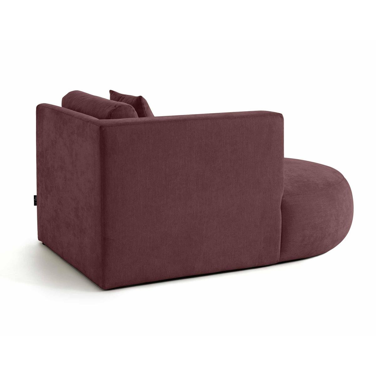 LISA DESIGN Santorini - module d'assise méridienne gauche - en tissu texturé