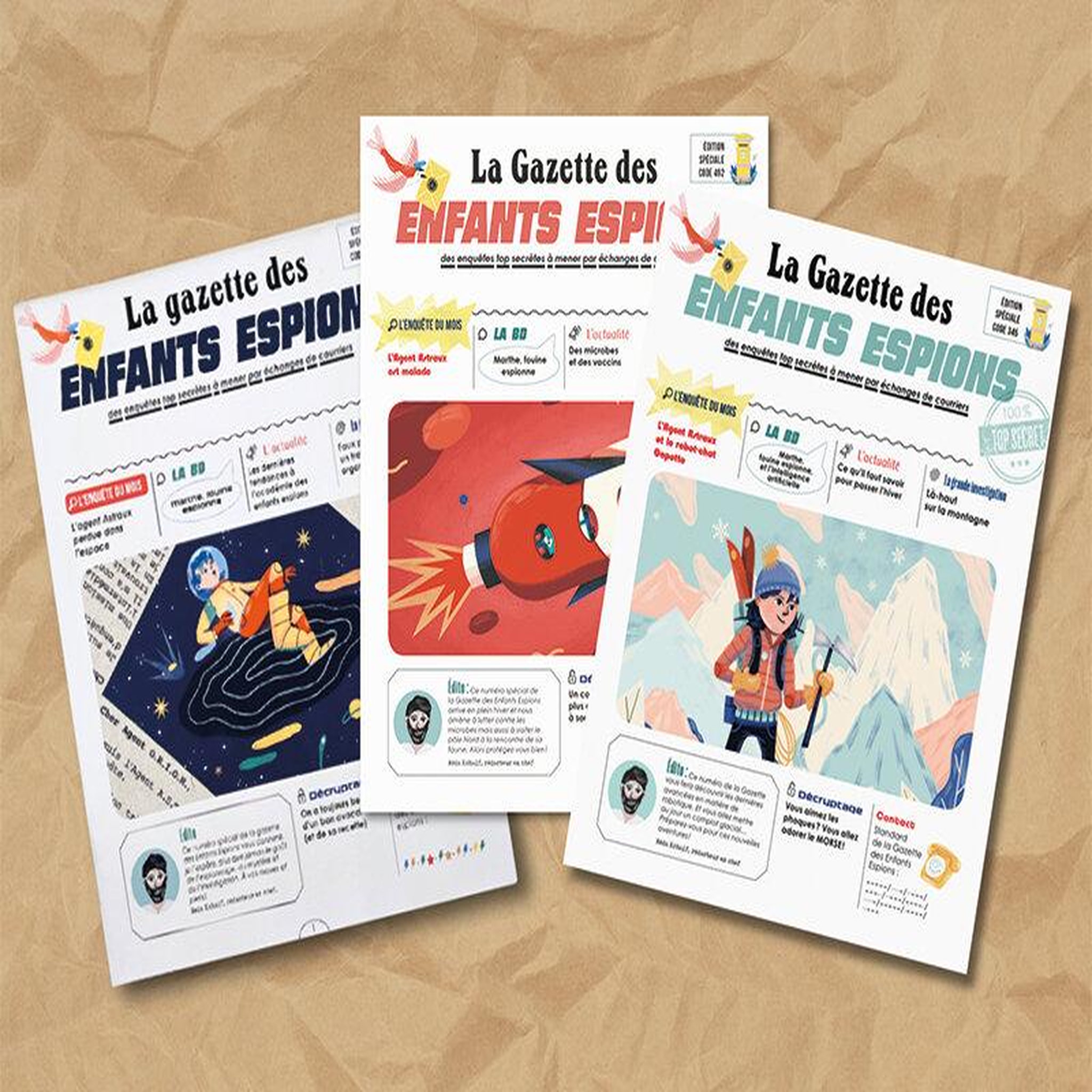 Voir la diapositive 6 : Smartbox 3 enquêtes pour un enfant de 7 à 12 ans à recevoir à la maison - coffret cadeau multi-thèmes