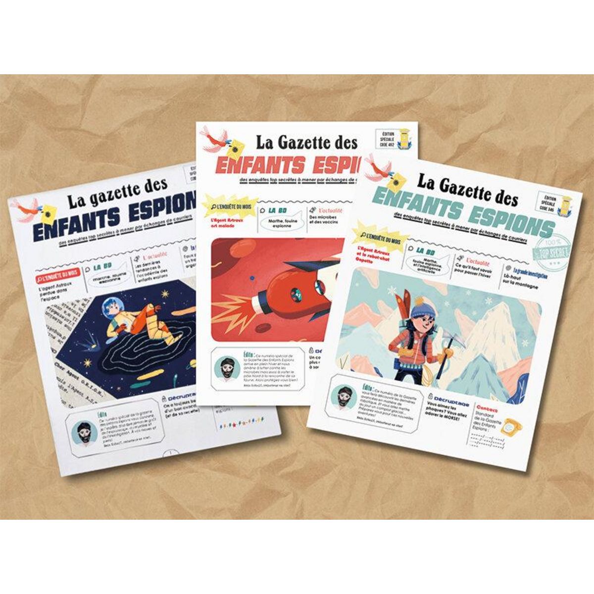 Smartbox 3 enquêtes pour un enfant de 7 à 12 ans à recevoir à la maison - Coffret Cadeau Multi-thèmes