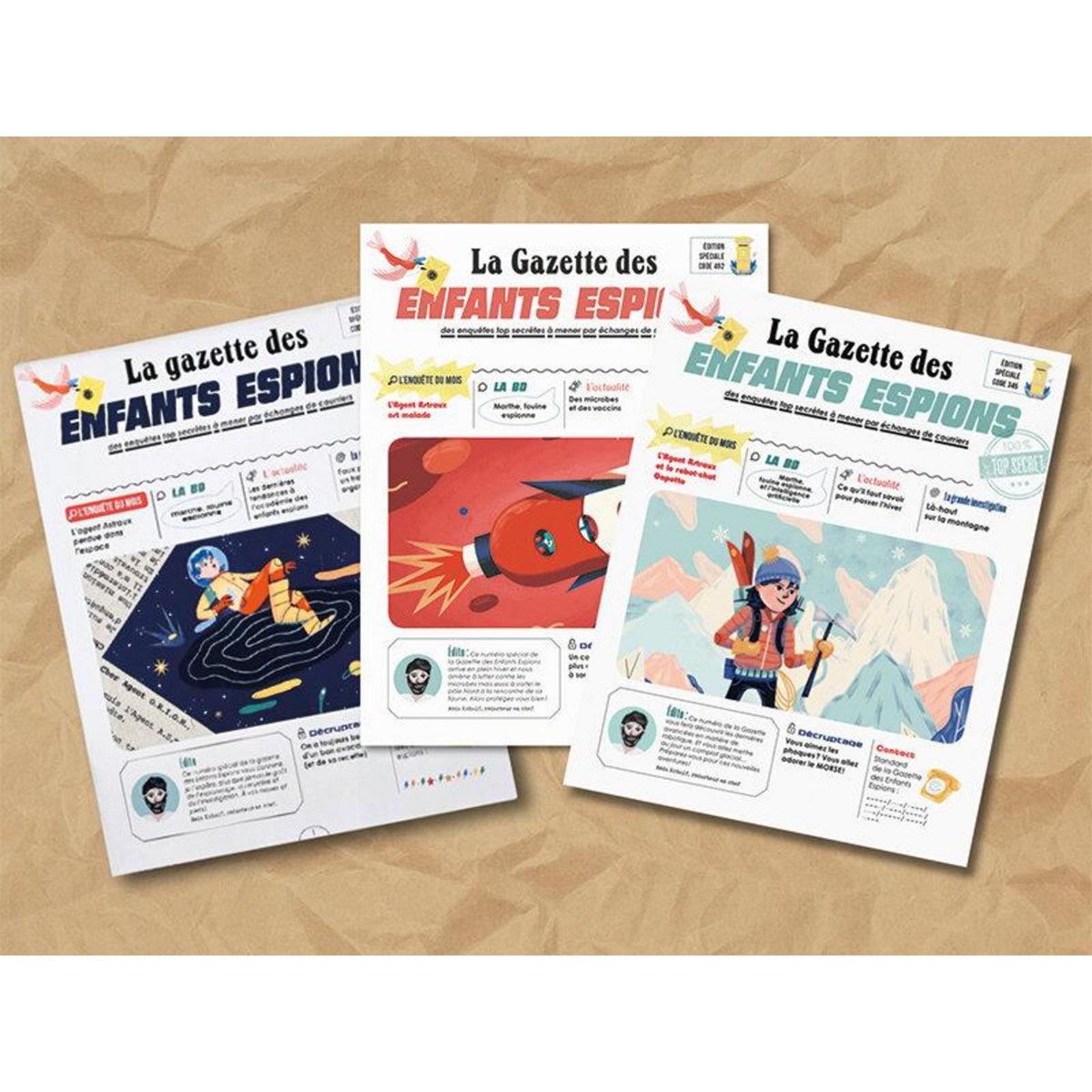 Smartbox 3 enquêtes pour un enfant de 7 à 12 ans à recevoir à la maison - Coffret Cadeau Multi-thèmes