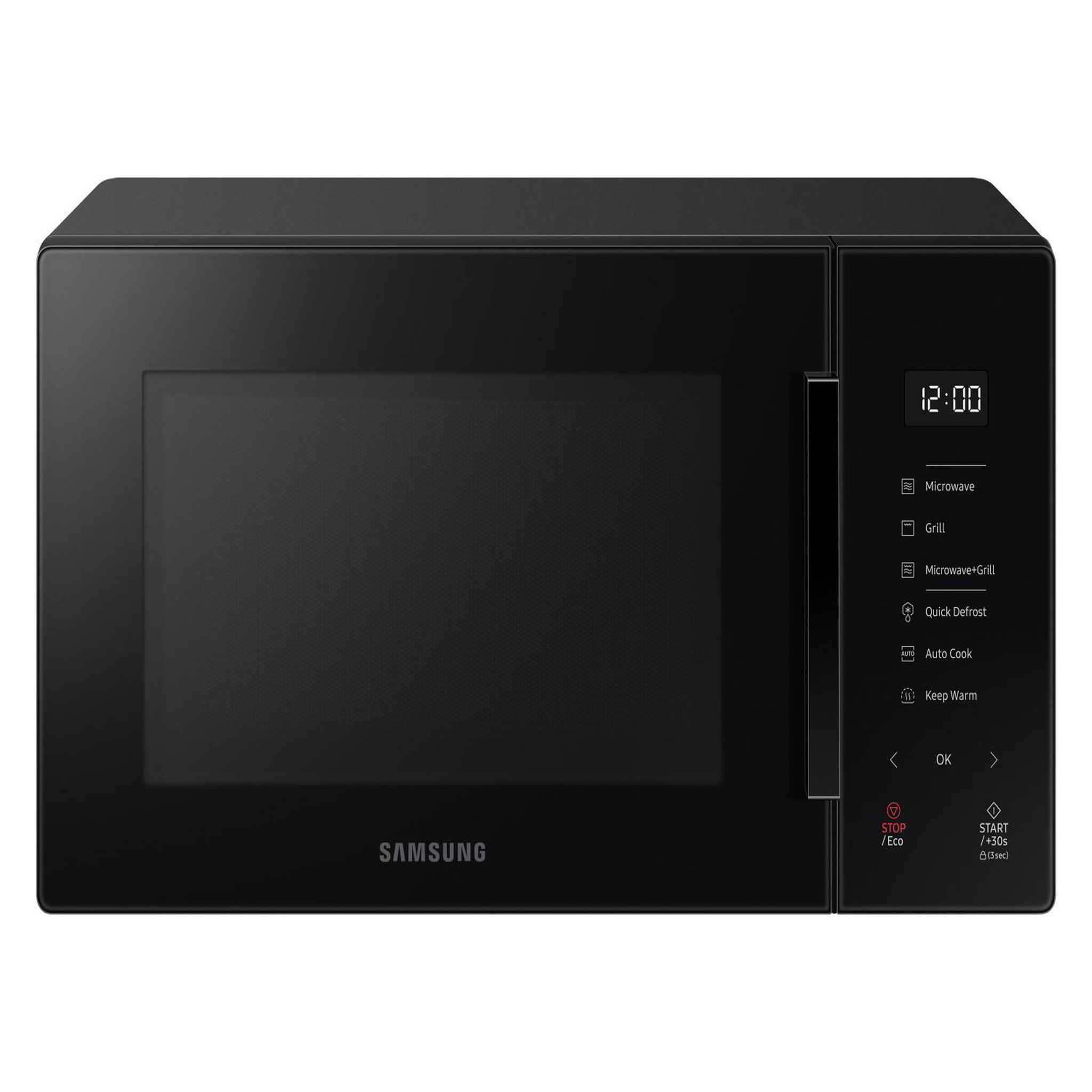 Voir la diapositive 2 : Samsung Micro-ondes Samsung MG23T5018AK avec grill 800W 23L noir