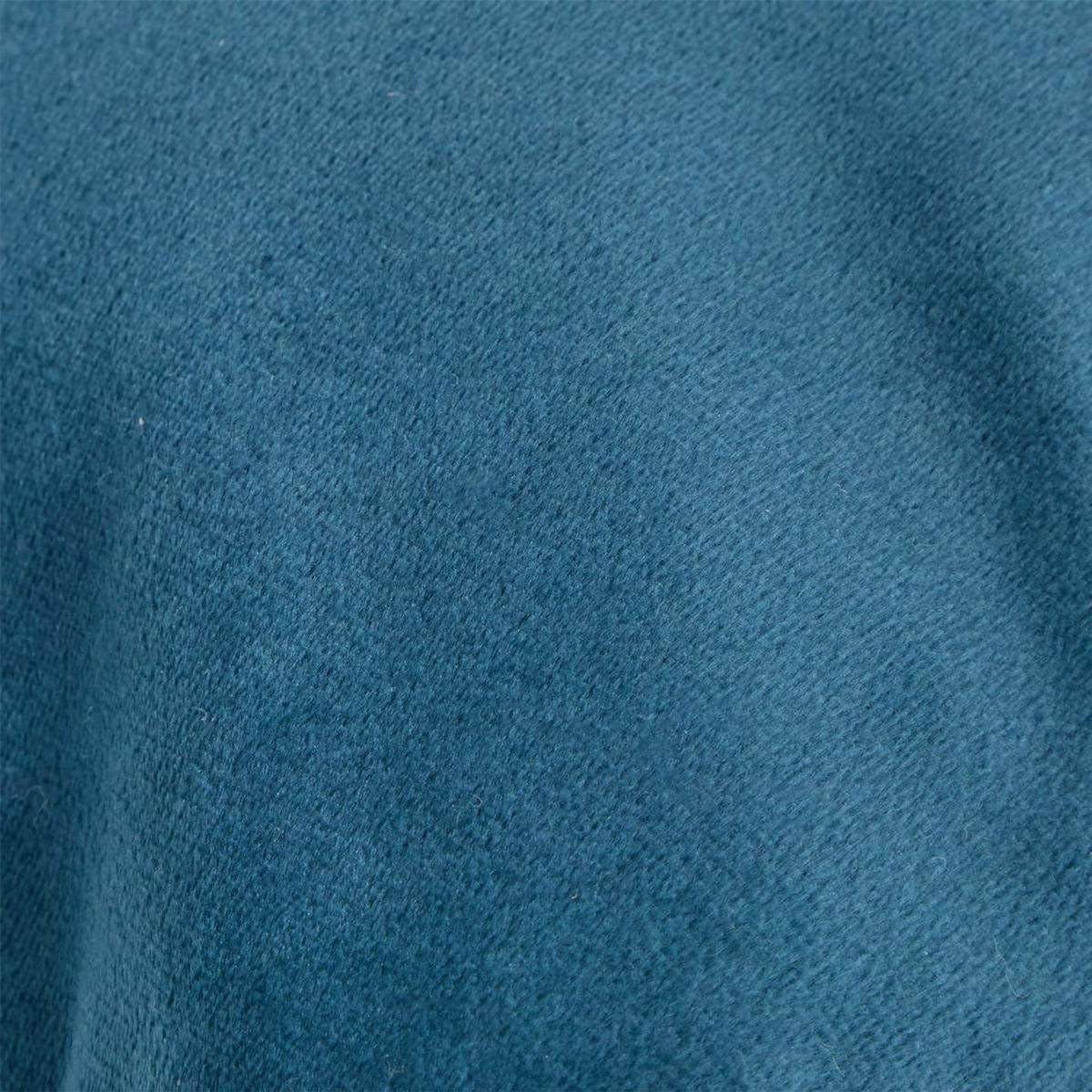 ATMOSPHERA Coussin Déco en Jacquard Chenillé  Calix  30x50cm Bleu Encre