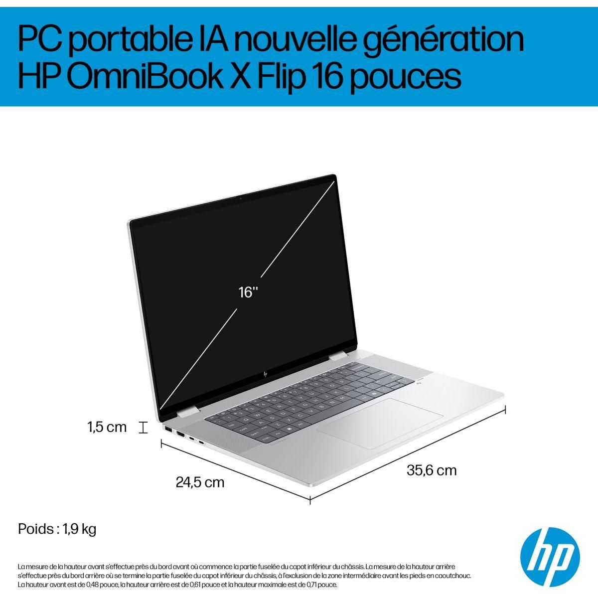 HP PC Hybride Omnnibook 16-as0001nf