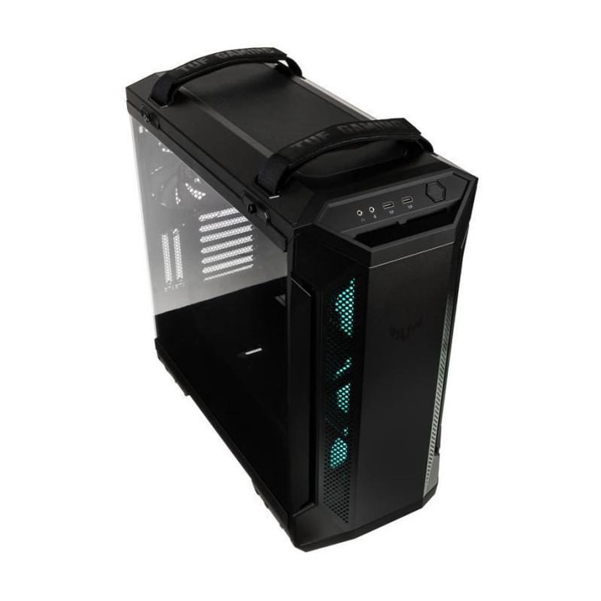 Voir la diapositive 2 : ASUS ASUS BOITIER PC TUF Gaming GT501 - Noir - Format E-ATX BT-ASU-GT501