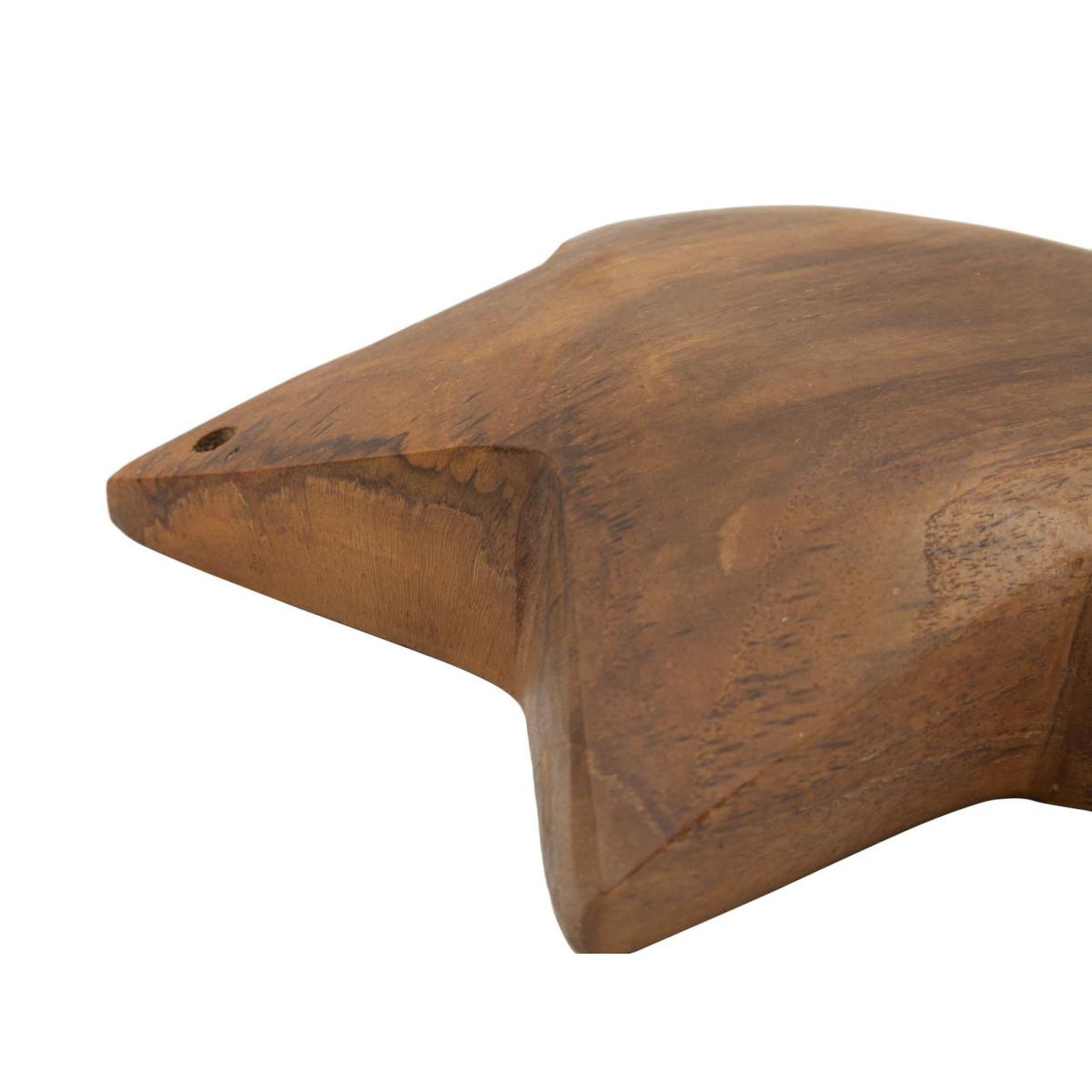 Voir la diapositive 4 : Paris Prix Étoile déco en teck  bintang  19cm naturel