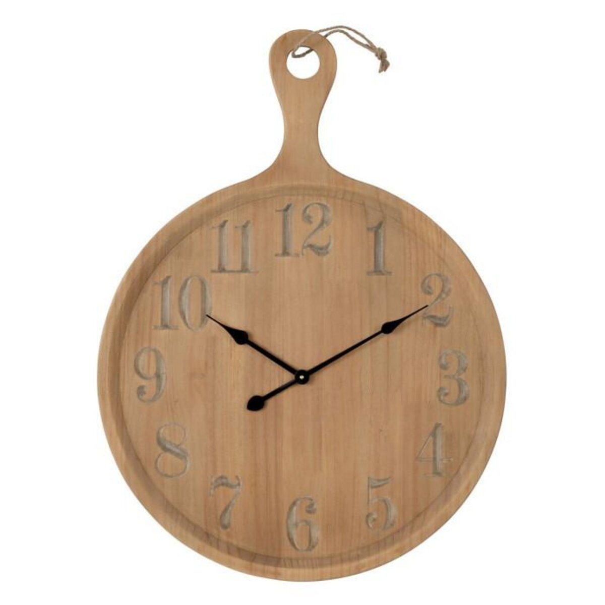 Paris Prix Horloge Murale en Bois  Planche  88cm Naturel