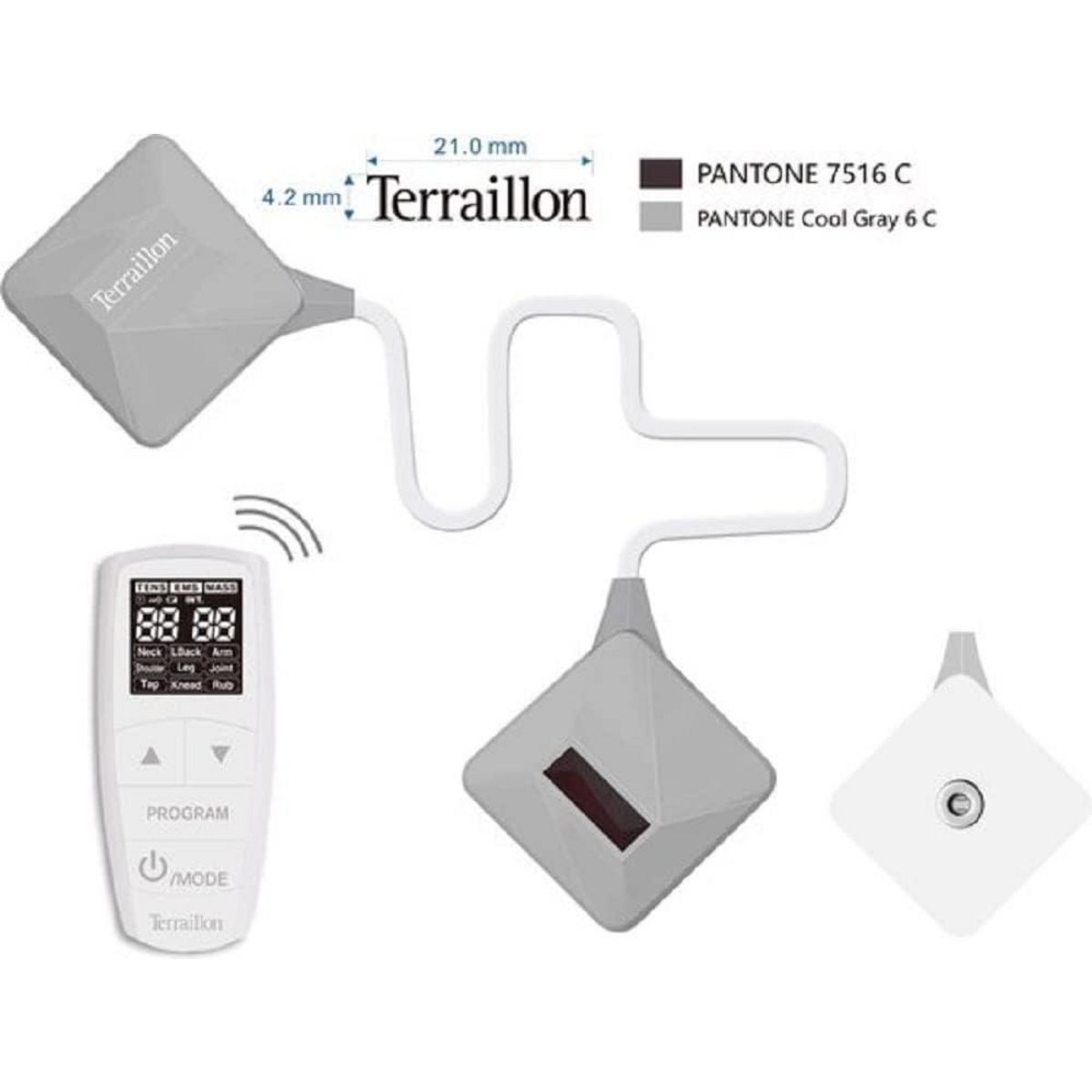 Terraillon Electrostimulation 3 en 1 (ems/tens/mass) - TRIOCARE+