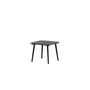 Voir la diapositive 2 : Paris Prix Table d'Appoint de Jardin Carrée  Lina  40cm Noir