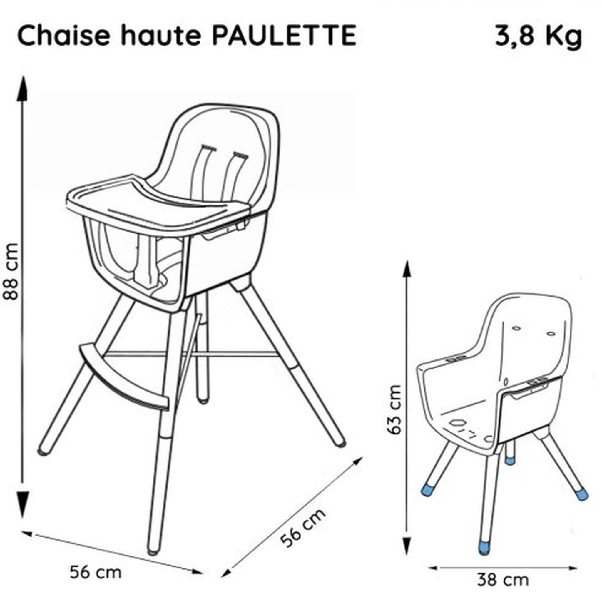 Voir la diapositive 2 : NANIA Chaise haute évolutive - PAULETTE
