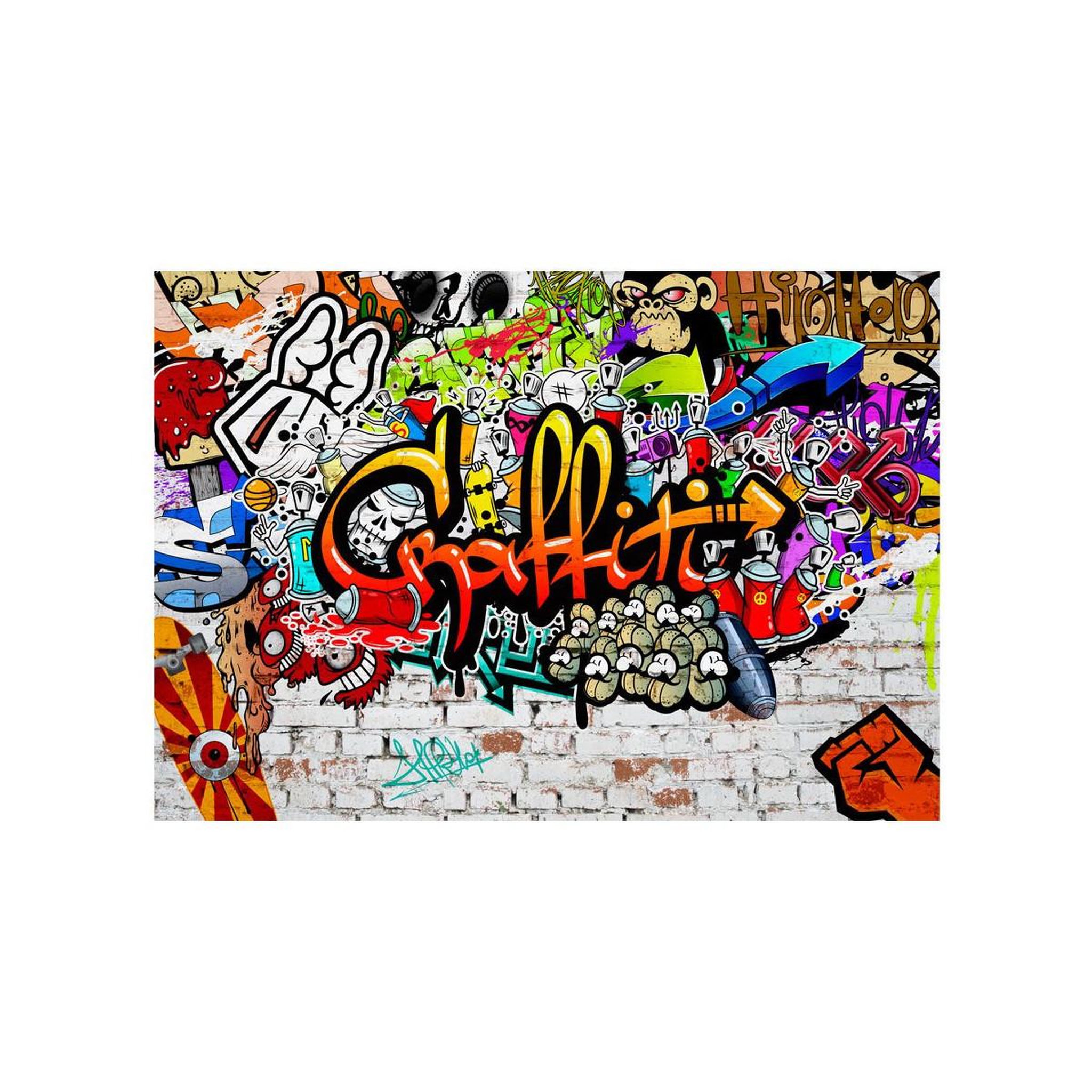 Voir la diapositive 2 : Paris Prix Papier Peint  Colorful Graffiti