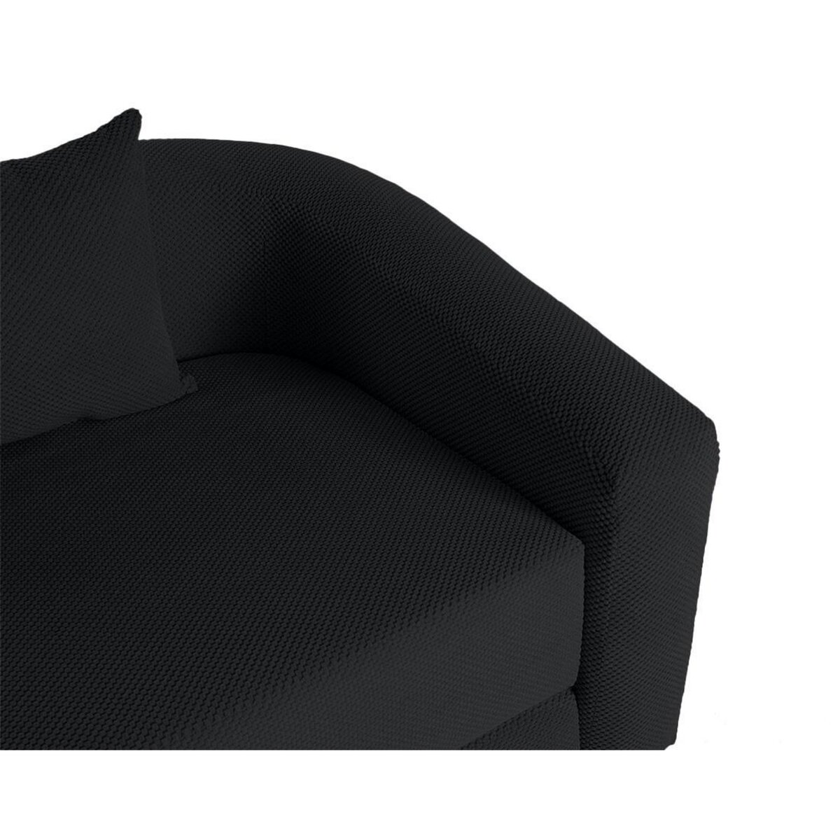 BEST MOBILIER Nuvia - canapé convertible déplimousse 3 places en velours texturé