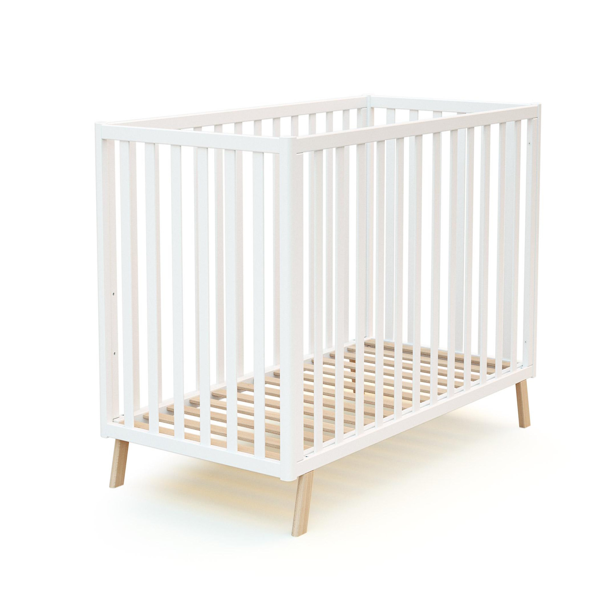 Voir la diapositive 5 : AT4 Lit bébé évolutif CONFORT en bois