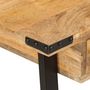 Voir la diapositive 5 : VIDAXL Bureau avec tiroirs 105x55x70 cm bois de manguier massif et fer