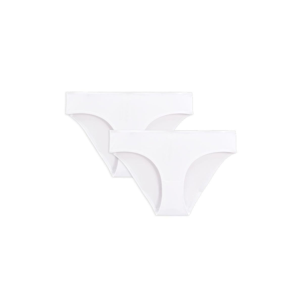 Petit Béguin Lot de 2 culottes blanches fille Veliana
