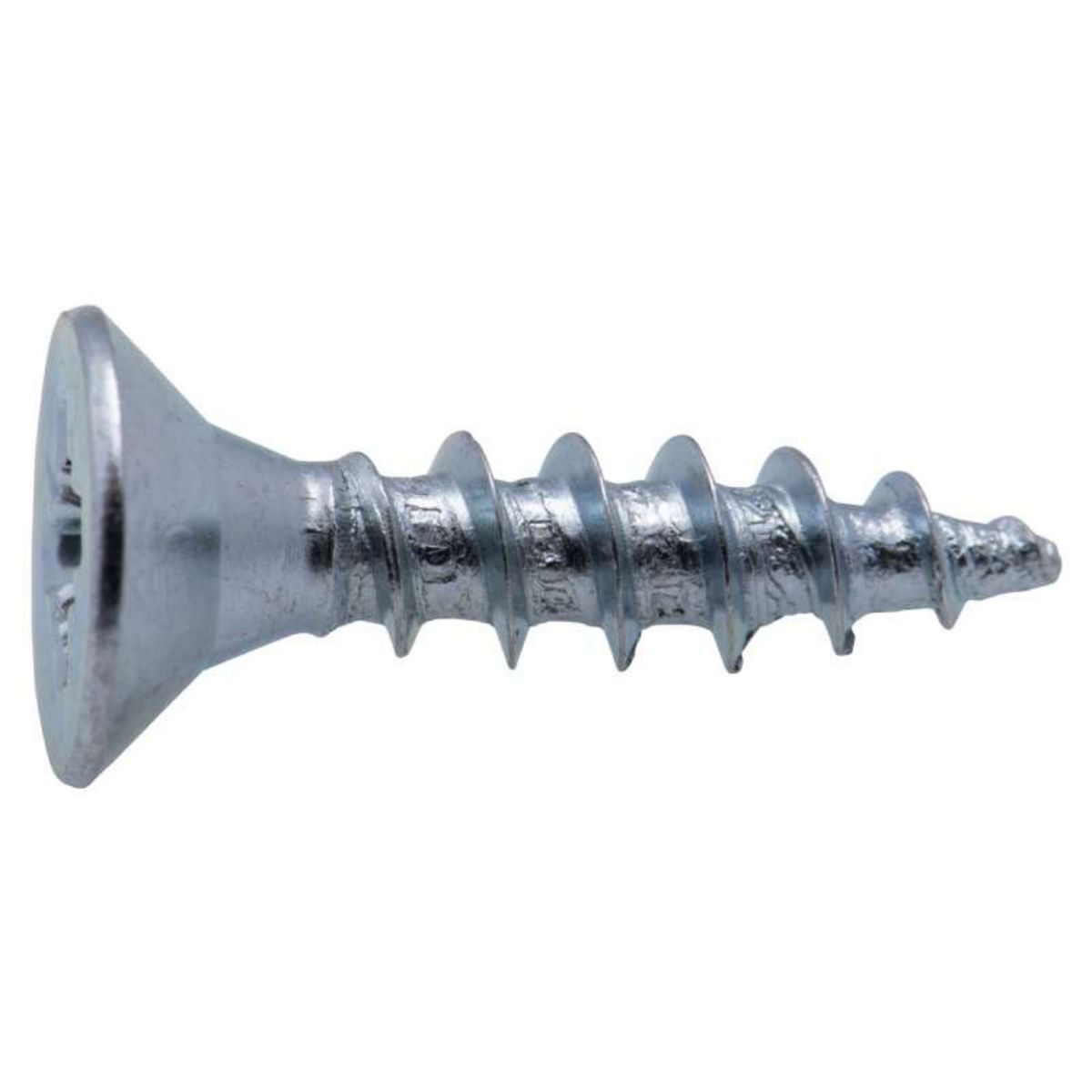  Vis à bois tête fraisée PZ zinguée Vissal filet total 3x15 mm  x35 vis