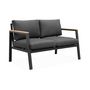 Voir la diapositive 5 : SWEEEK Salon de jardin Casoria, aluminium et polywood 4 places, 1 canapé, 2 fauteuils, 1 table basse