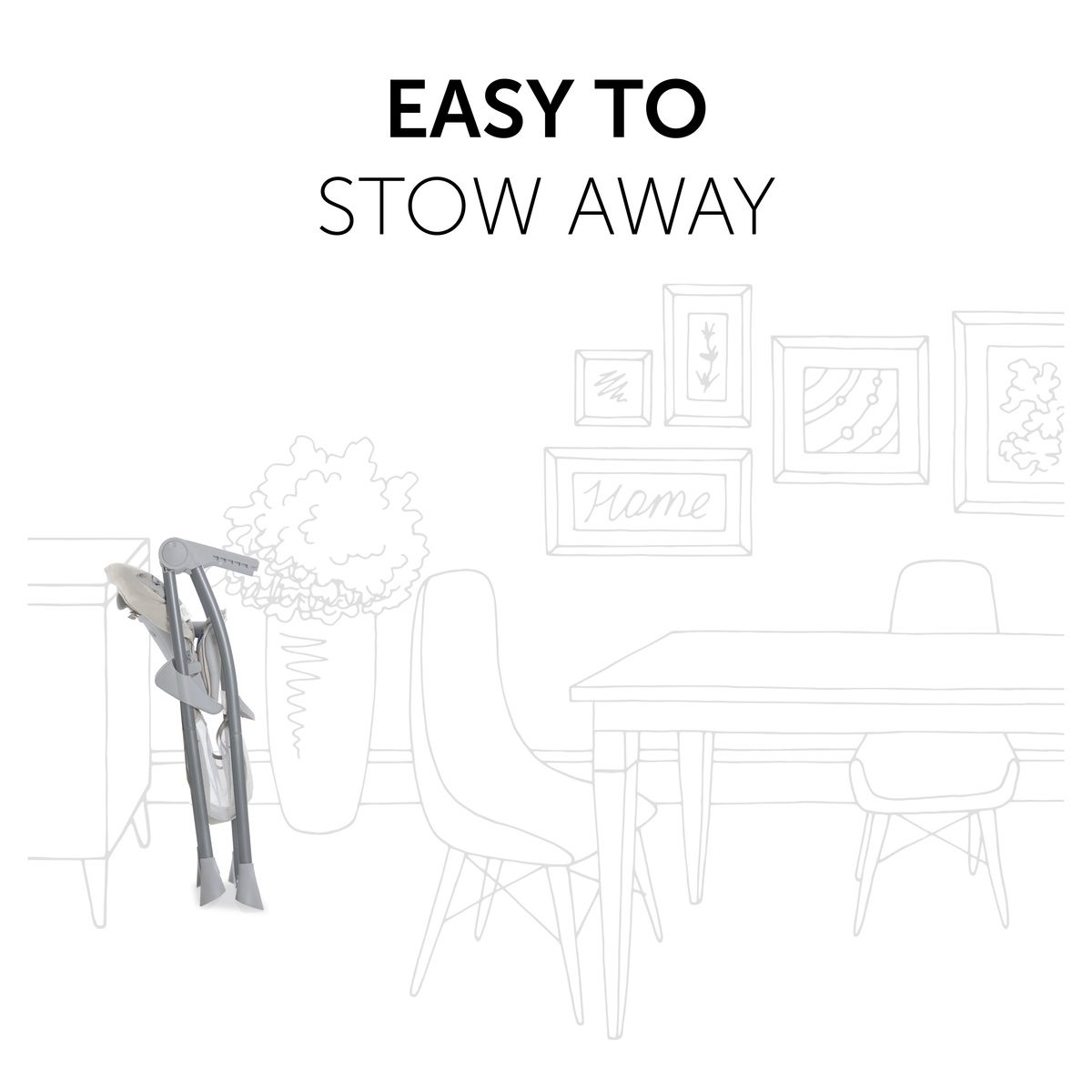 HAUCK Chaise haute Sit N Fold