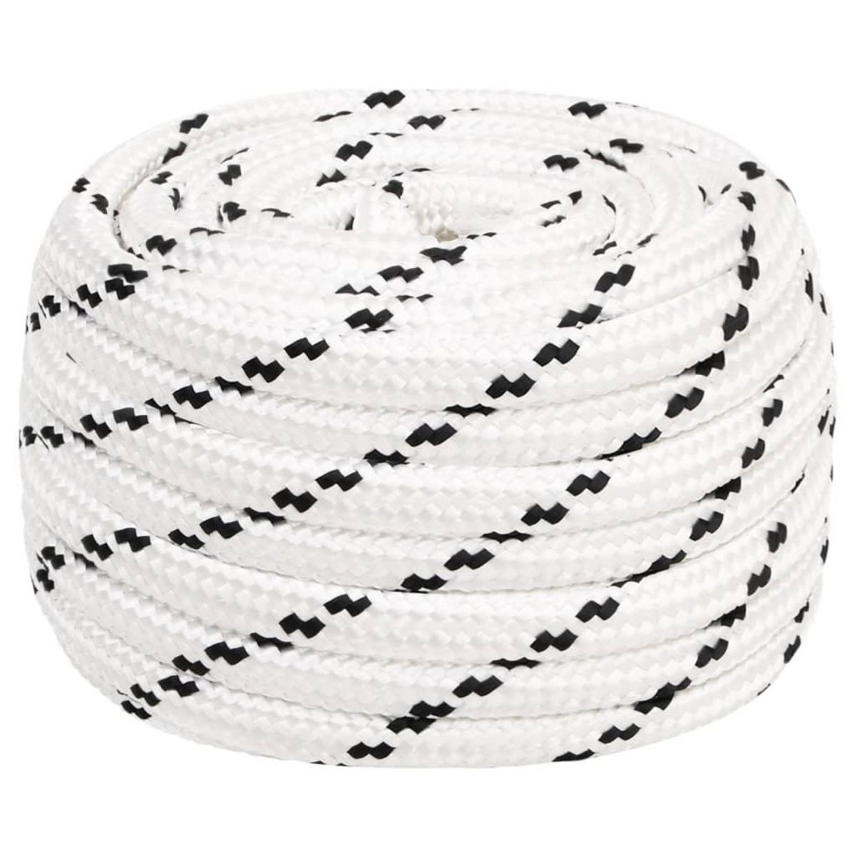 VIDAXL Corde de travail Blanc 18 mm 50 m Polyester
