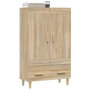 Voir la diapositive 5 : VIDAXL Buffet haut Chene sonoma 70x31x115 cm Bois d'ingenierie