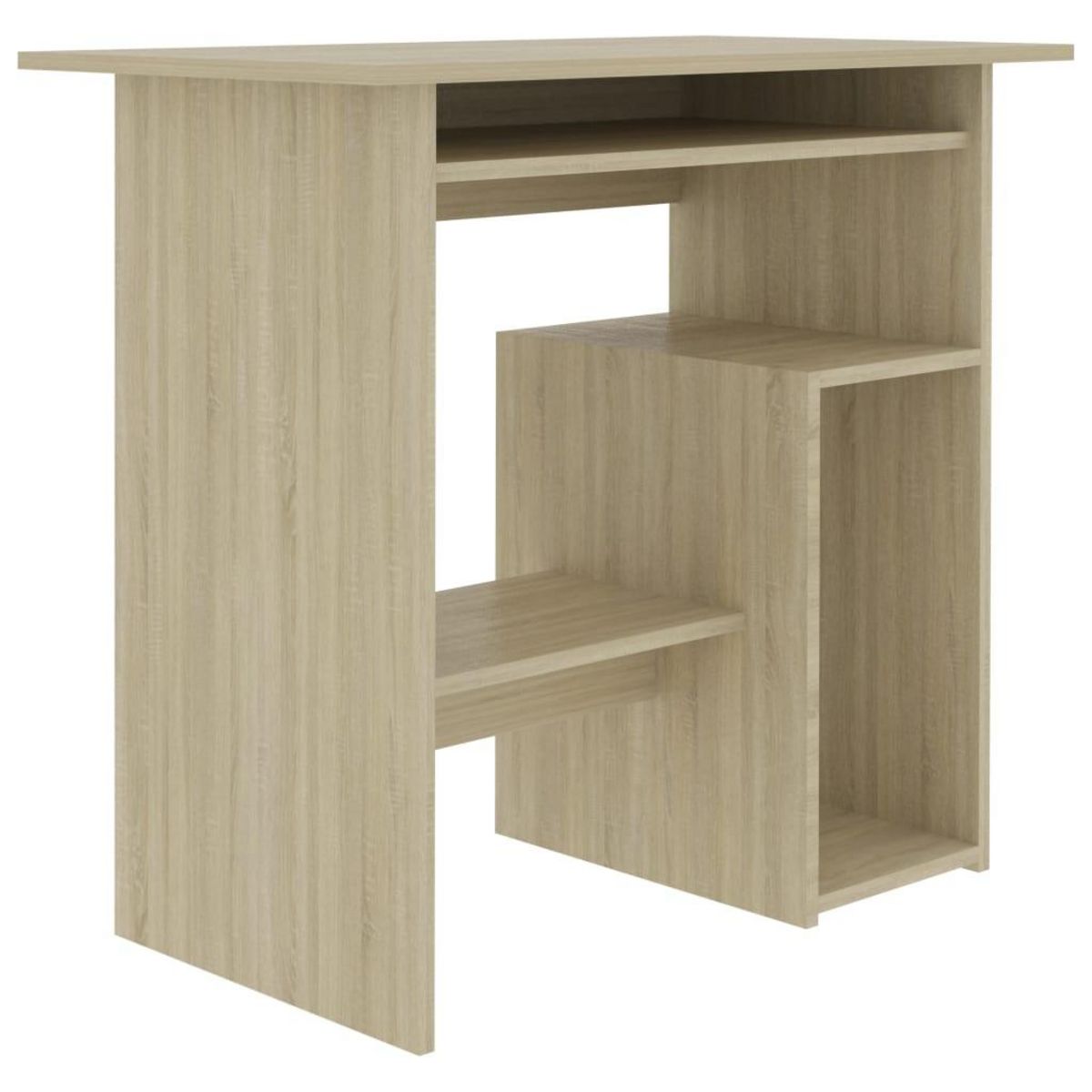 VIDAXL Bureau Chene sonoma 80x45x74 cm Bois d'ingenierie