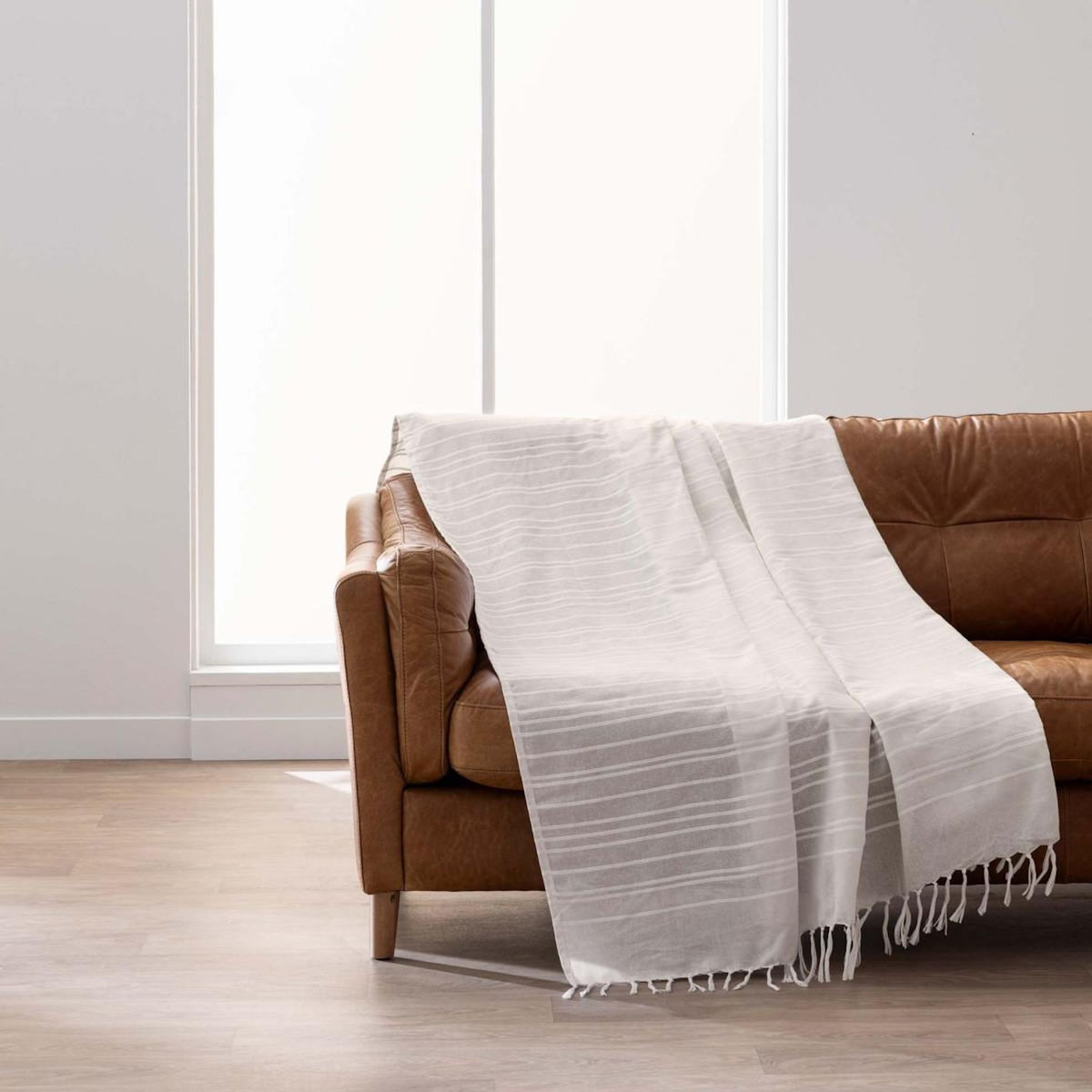 Paris Prix Plaid à Franges  Lilia  240x260cm Naturel