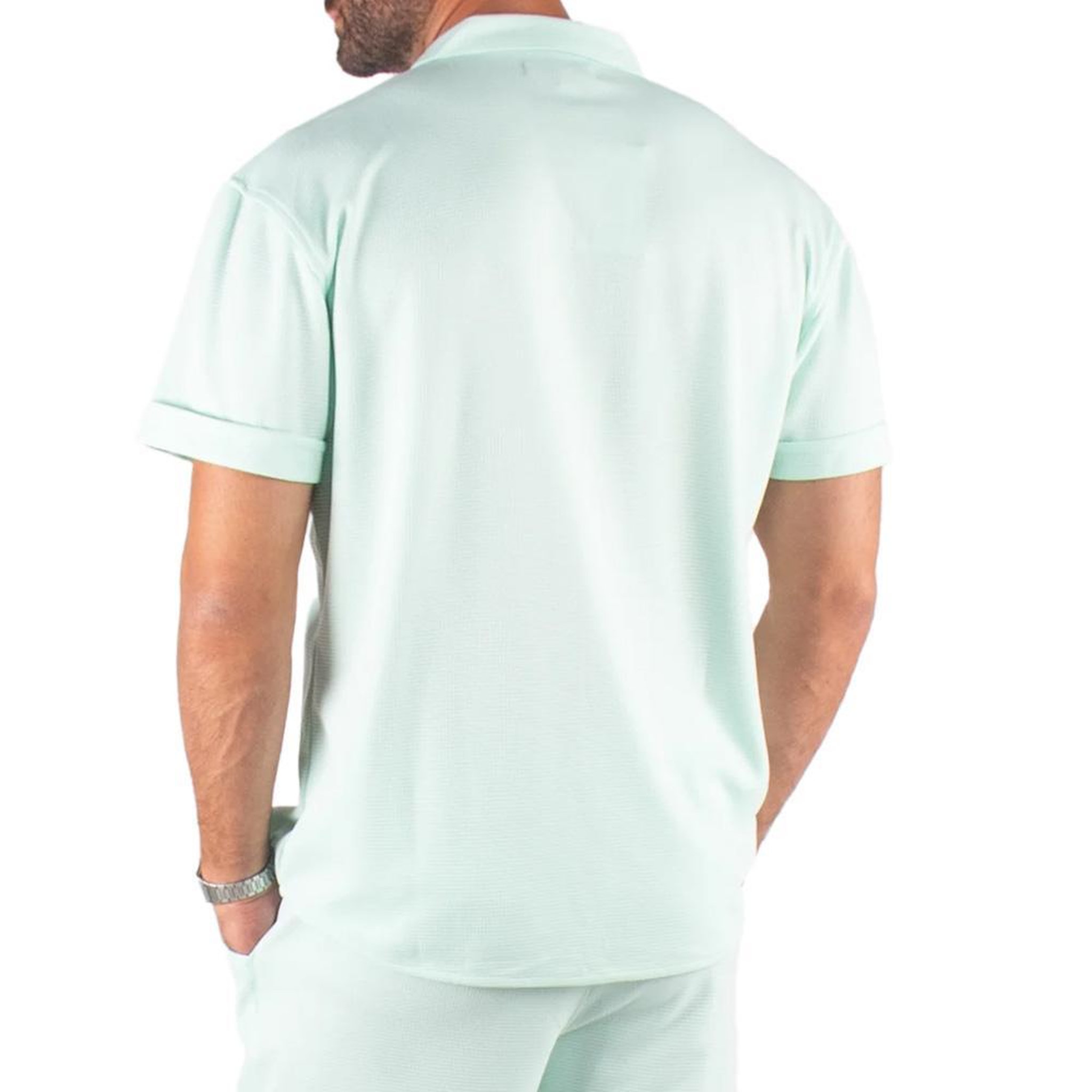 Voir la diapositive 2 : PANAME BROTHERS Chemise Vert Homme Paname Brothers Dov