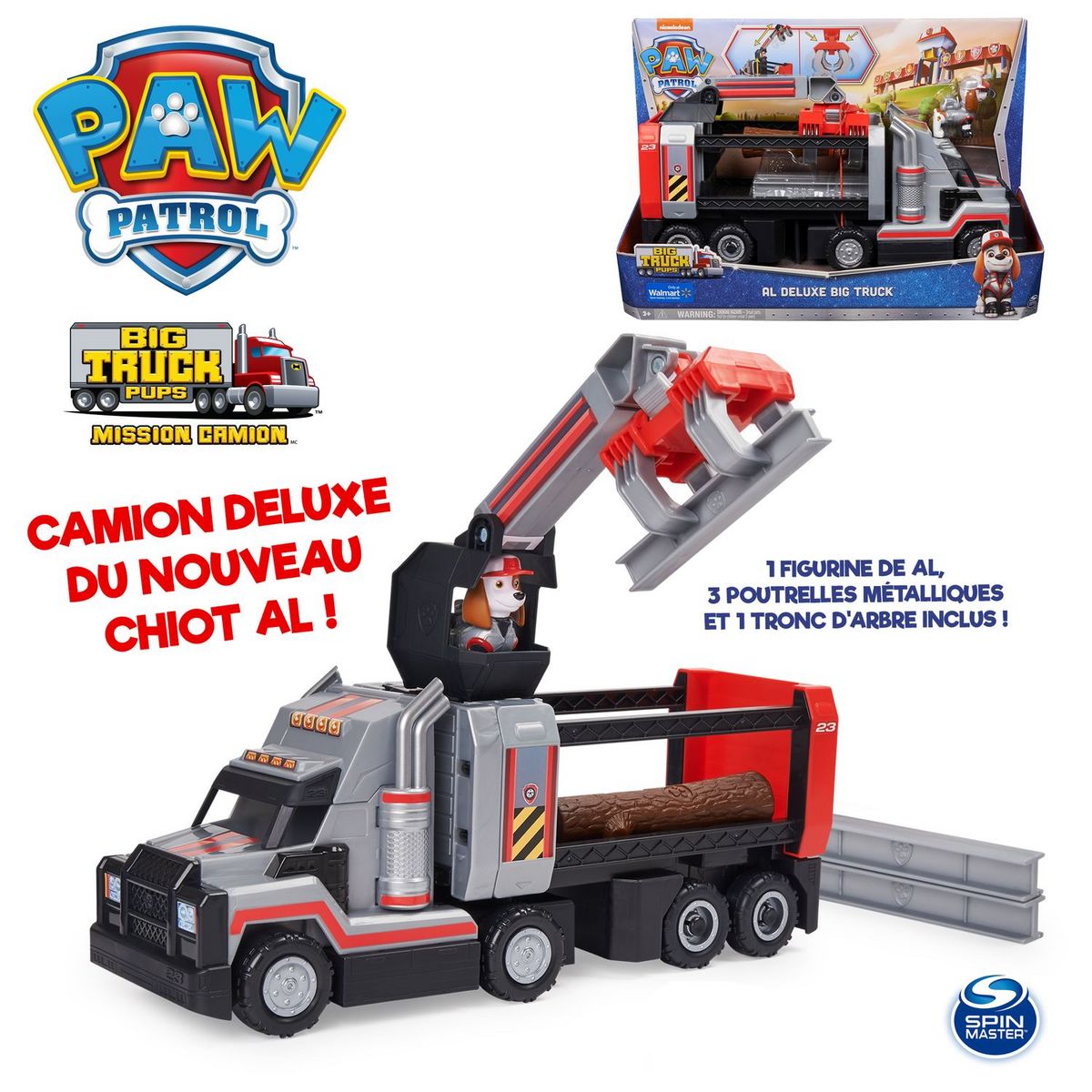 SPIN MASTER Camion Deluxe Al Big Truck Pups - La Pat' Patrouille