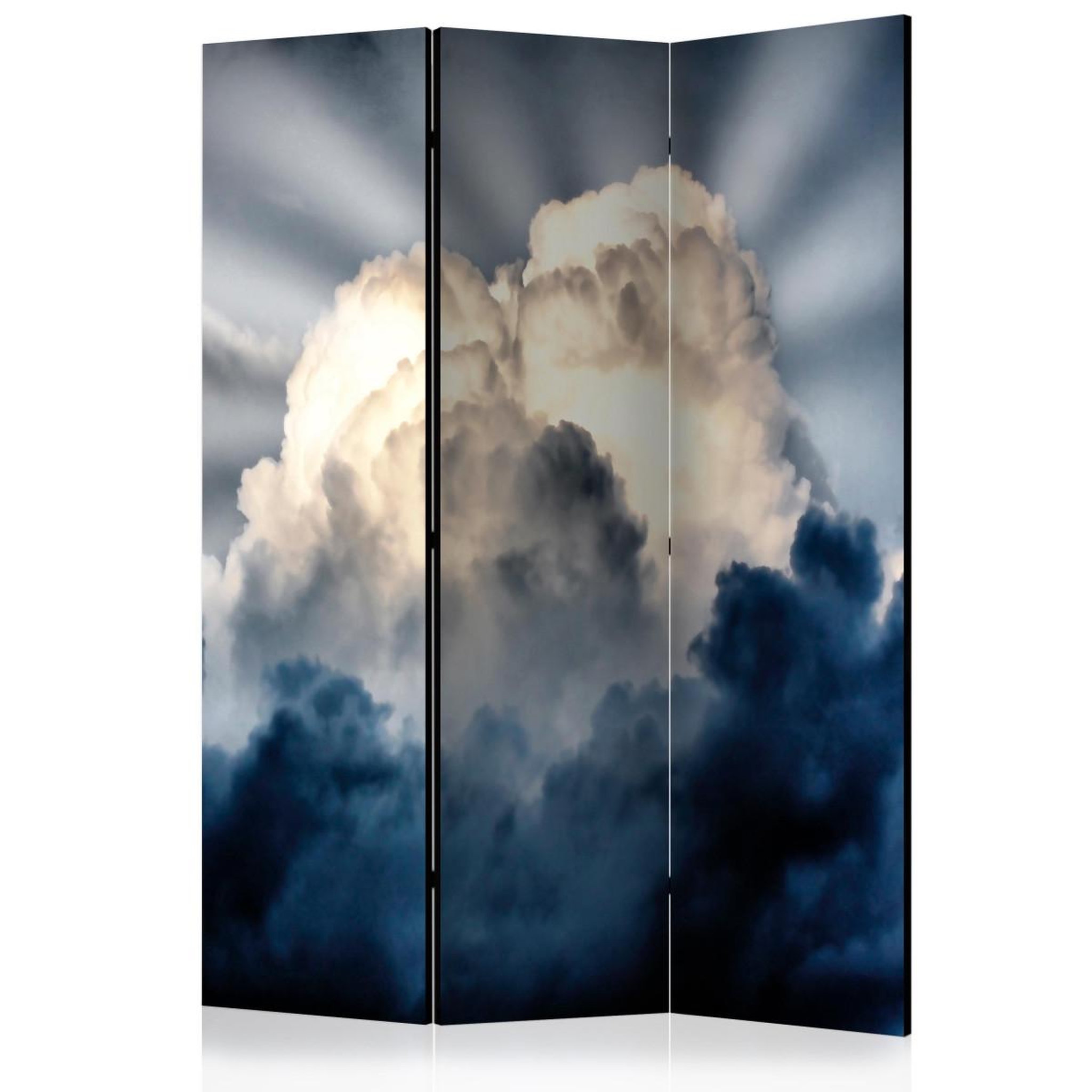Paris Prix Paravent 3 volets  rays in the sky  135x172cm