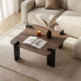 Voir la diapositive 3 : Habitat et Jardin Table basse en bois  Marais  - 90 x 90 x 35 cm - Marron
