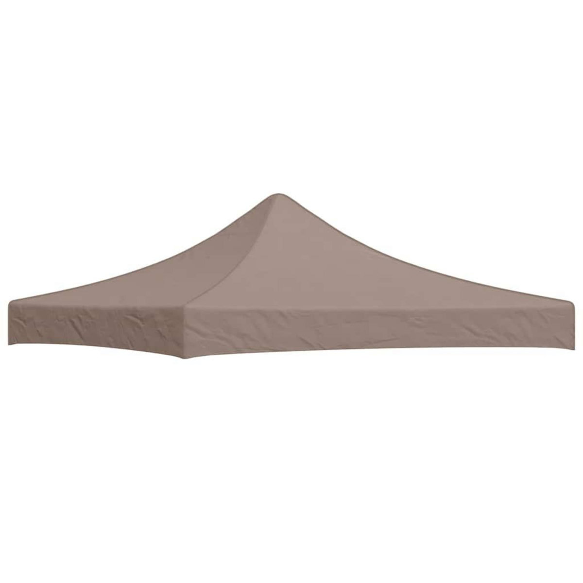 VIDAXL Toit de tente de reception 3x3 m Taupe 270 g/m^2