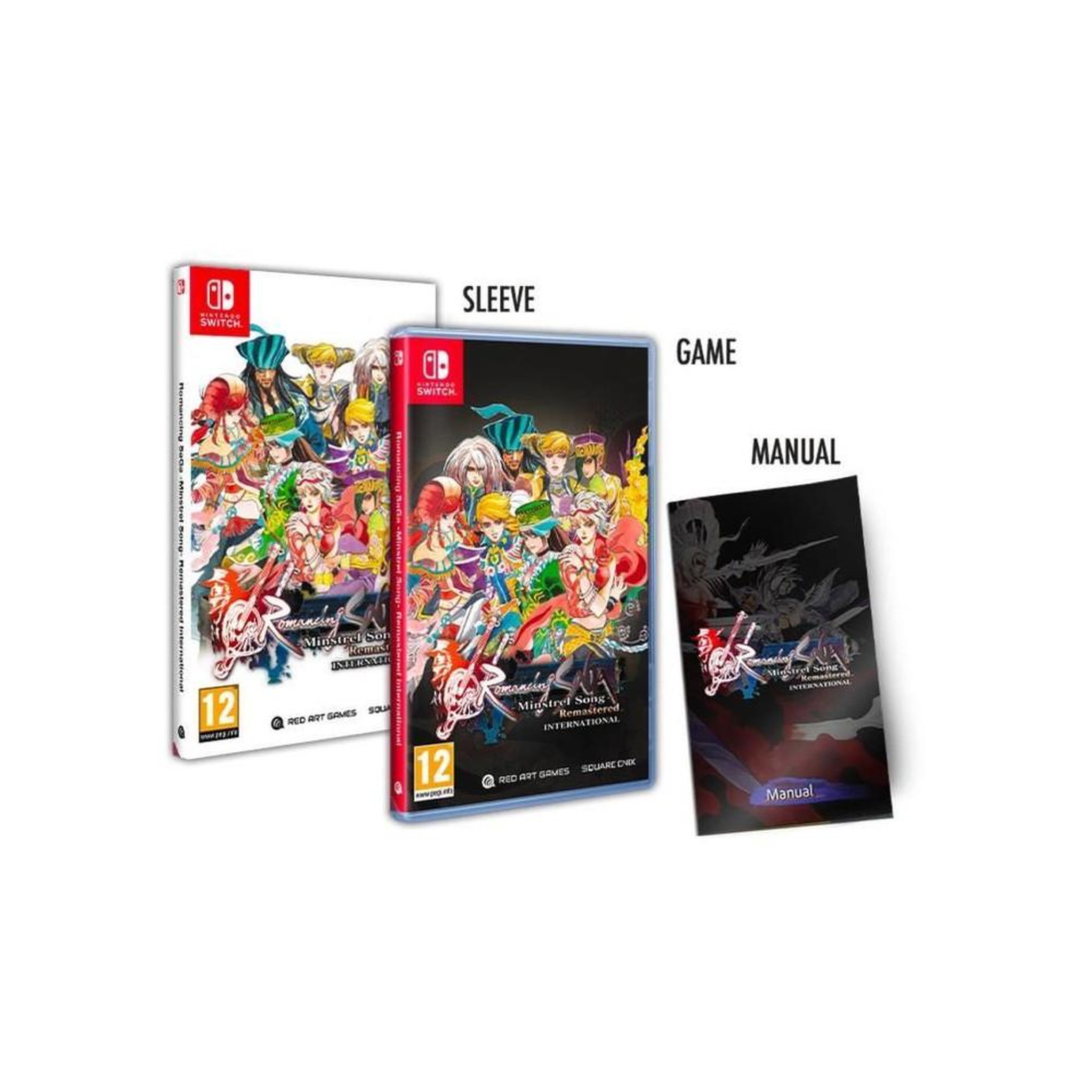 Voir la diapositive 2 : Just for games Romancing SaGa Minstrel Song Remastered International Nintendo Switch