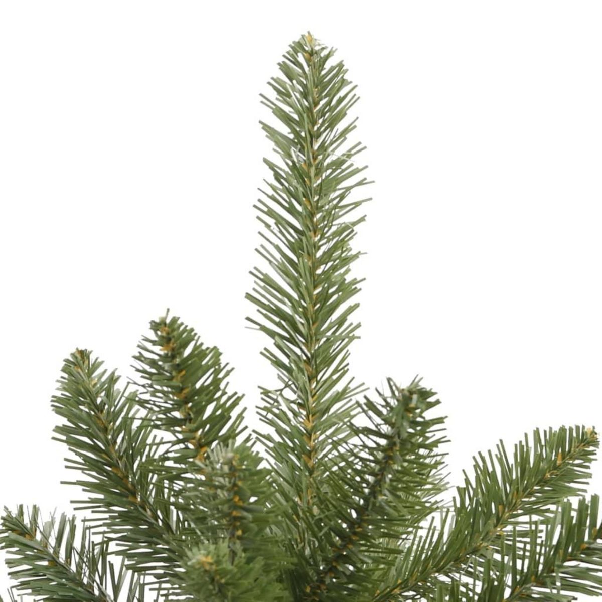 VIDAXL Sapin de Noël artificiel a charnieres avec support vert 180 cm