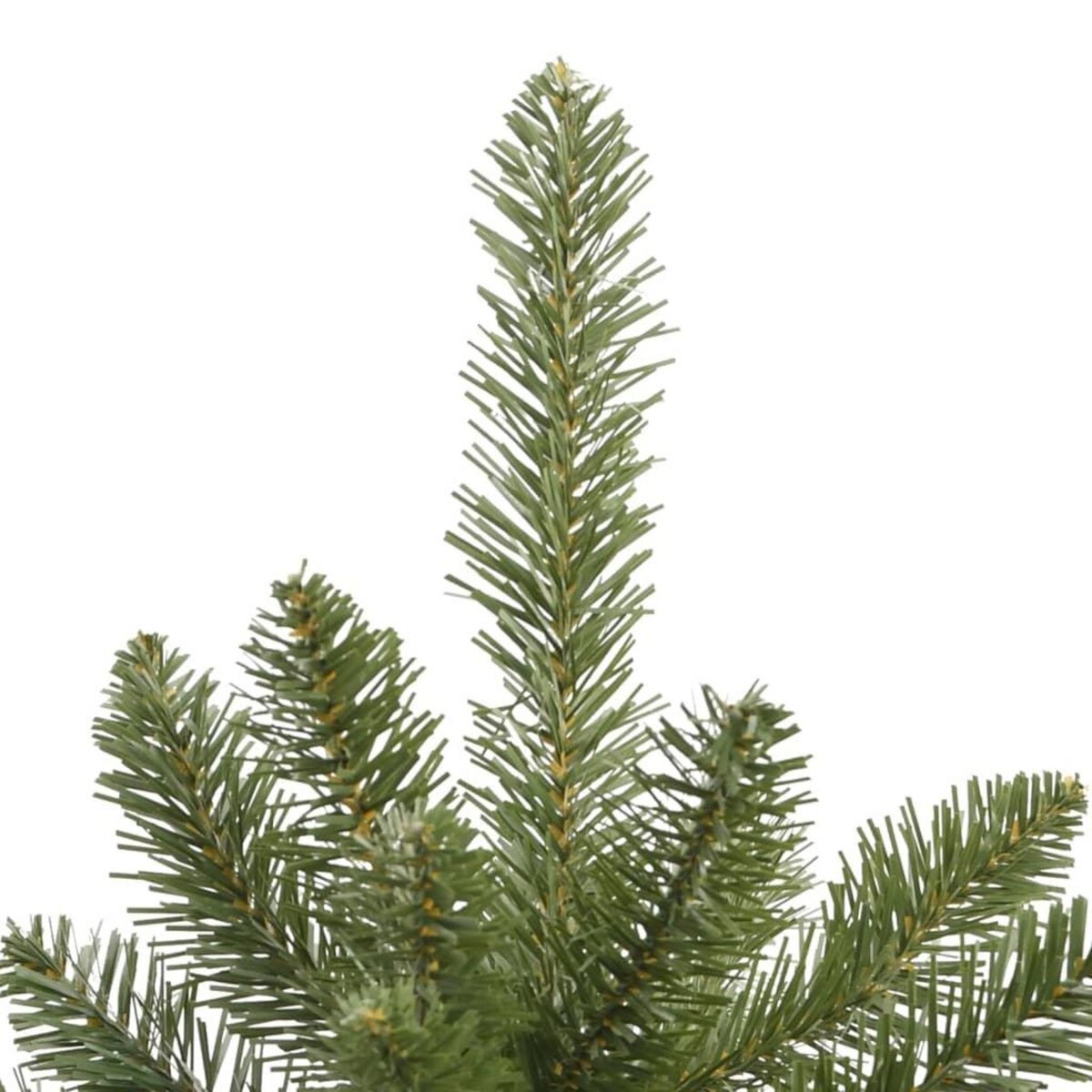 VIDAXL Sapin de Noël artificiel a charnieres avec support vert 180 cm