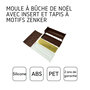 Voir la diapositive 4 : ZENKER Moule à bûche de Noël avec insert et plaque motif flocon de neige 30 x 8 cm Zenker Noël