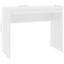 Voir la diapositive 6 : VIDAXL Bureau Blanc 90x40x72 cm Bois d'ingenierie