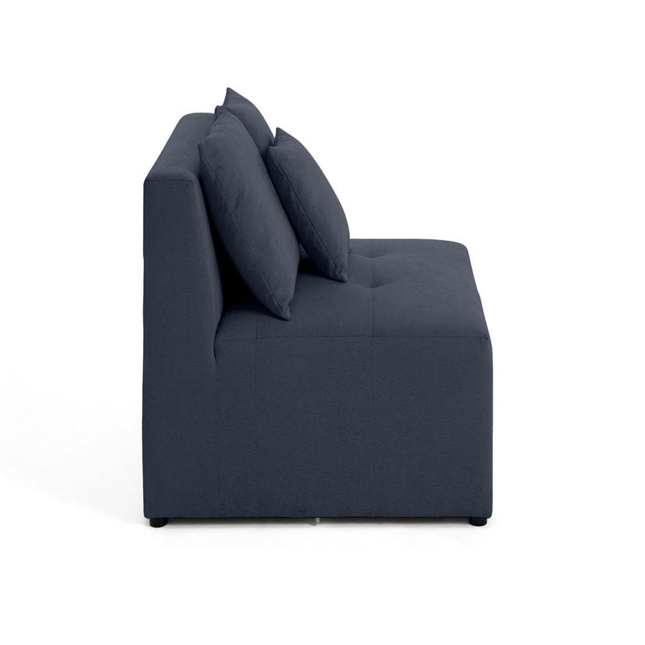 Voir la diapositive 3 : LISA DESIGN Amalfi - module d'assise sans accoudoirs - 1 place - en tissu