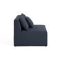 Voir la diapositive 3 : LISA DESIGN Amalfi - module d'assise sans accoudoirs - 1 place - en tissu