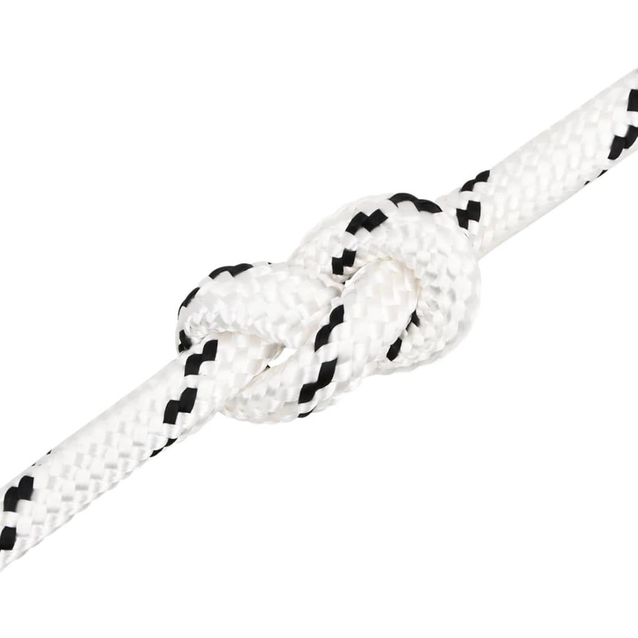 Voir la diapositive 4 : VIDAXL Corde de bateau tresse Blanc 20 mmx100 m Polyester