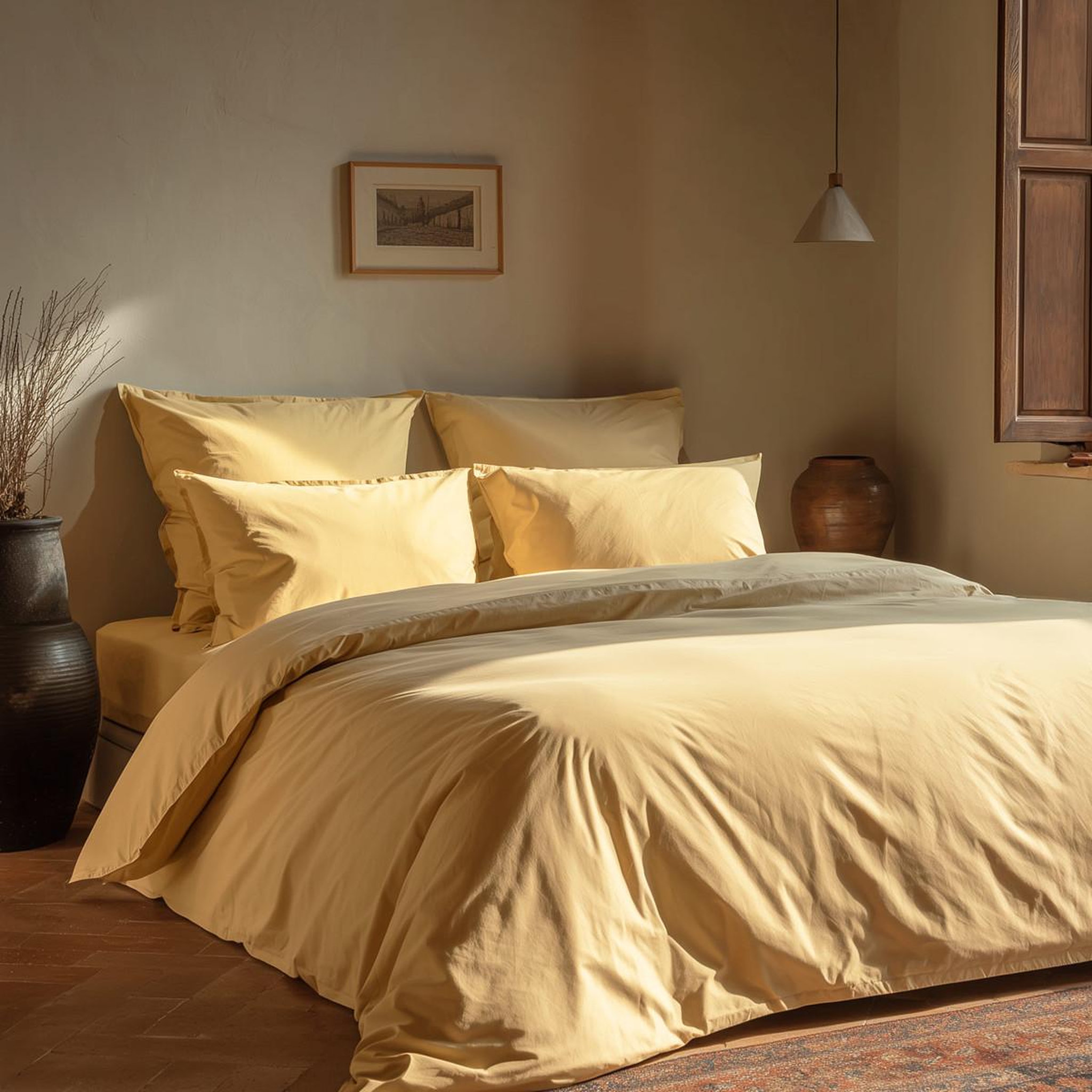 Voir la diapositive 1 : Sensei Maison Housse de couette en coton lavé biologique ORGANIKA