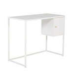 Paris Prix Bureau Design Avec Porte  Bakal  95cm Blanc