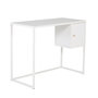 Voir la diapositive 1 : Paris Prix Bureau Design Avec Porte  Bakal  95cm Blanc