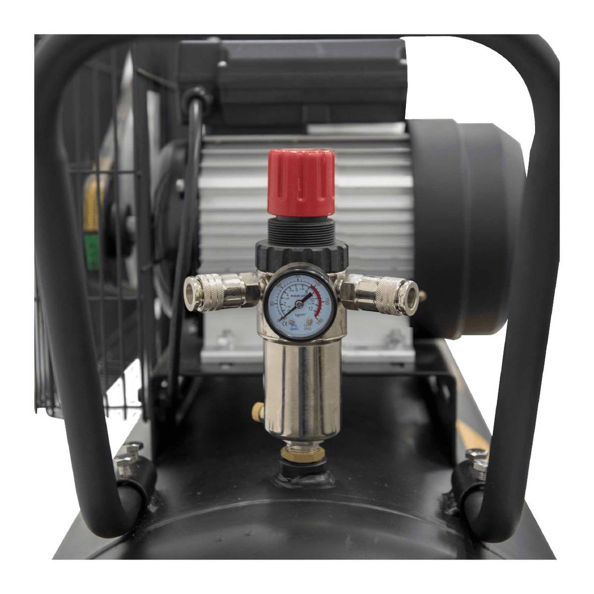 Voir la diapositive 2 : VITO Compresseur d'air à courroie 200 litres 4cv 3kw pression 10 bar 230v vito